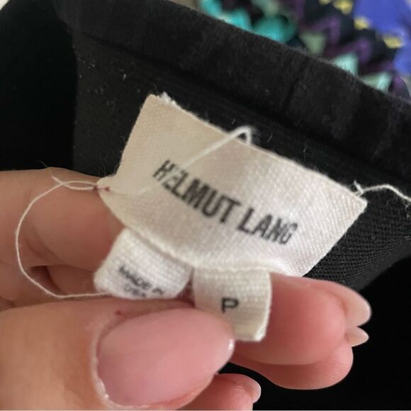 Helmut Lang Cocoon Cotton-Blend Black Legging- Size Small - Picture 11 of 14